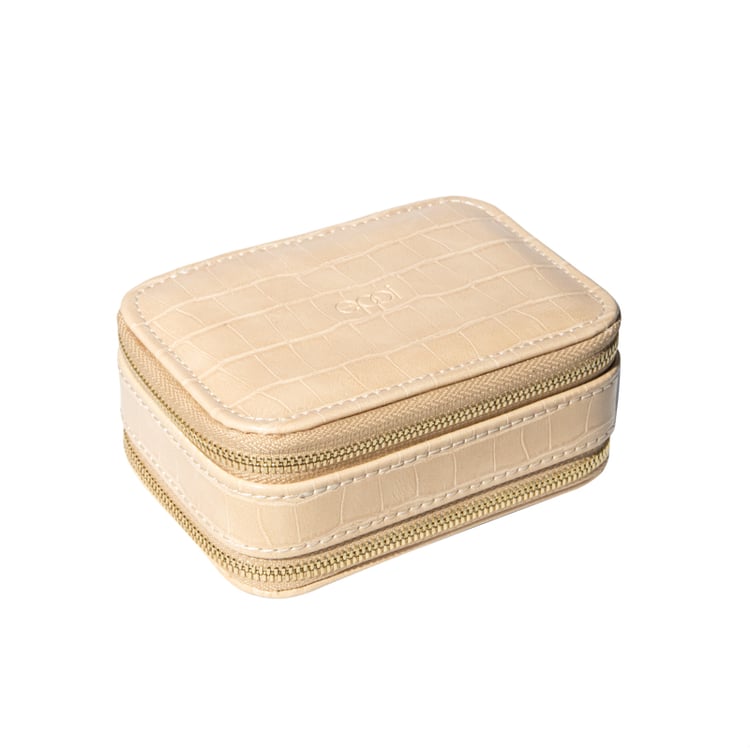 Cestovní pouzdro na šperky béžové Venice 113146