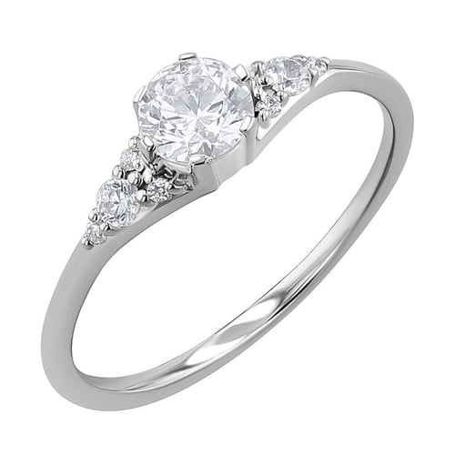 Zásnubní prsten s s lab-grown diamanty Diana