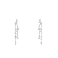 Visací diamantové náušnice Lungile