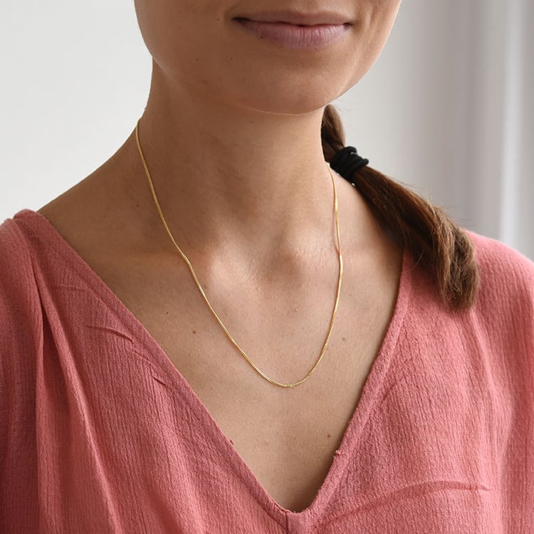 řetízek 45 cm z 14k žlutého zlata 84520