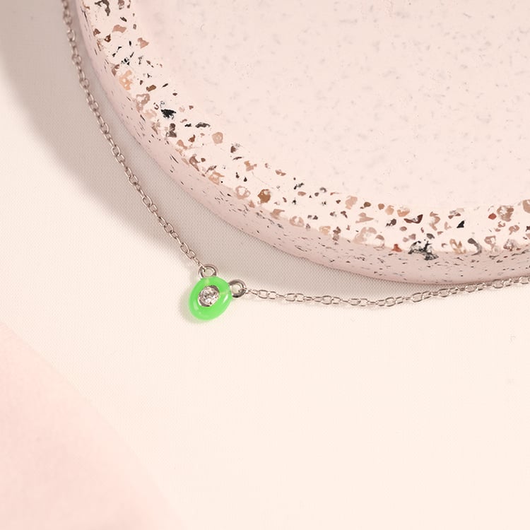 Keramický náhrdelník s lab-grown diamantem Noemi 122087