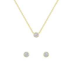 Minimalistický set šperků s diamanty Misu