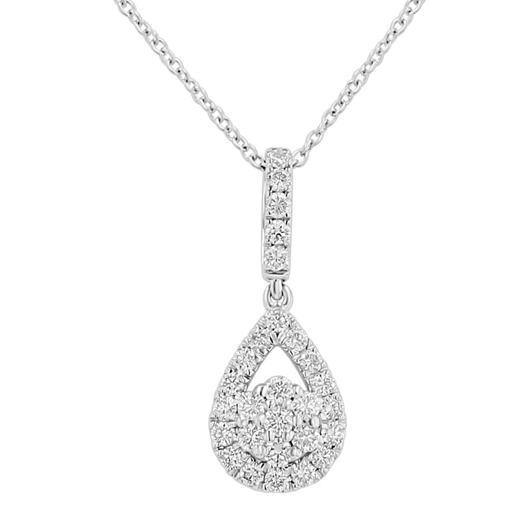 Romantický přívěsek s lab-grown diamanty Kai 171341