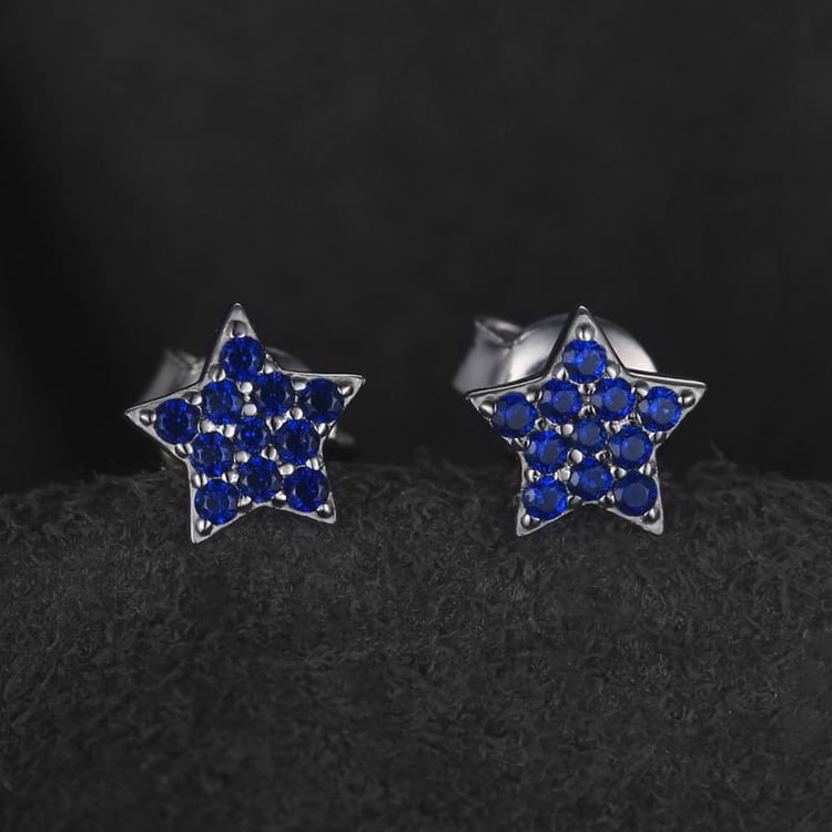 Náušnice ze stříbra 21712