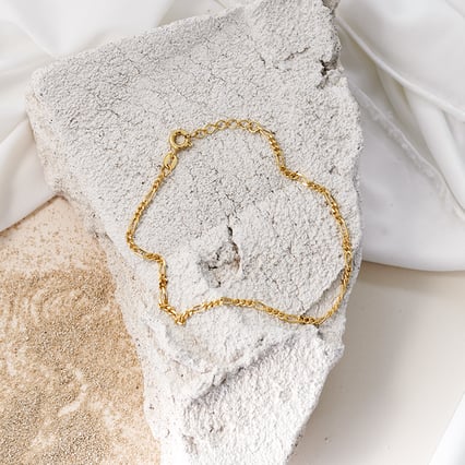 Figaro náramek 21 cm ze stříbra