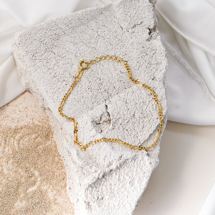 Figaro náramek 21 cm ze stříbra 124422