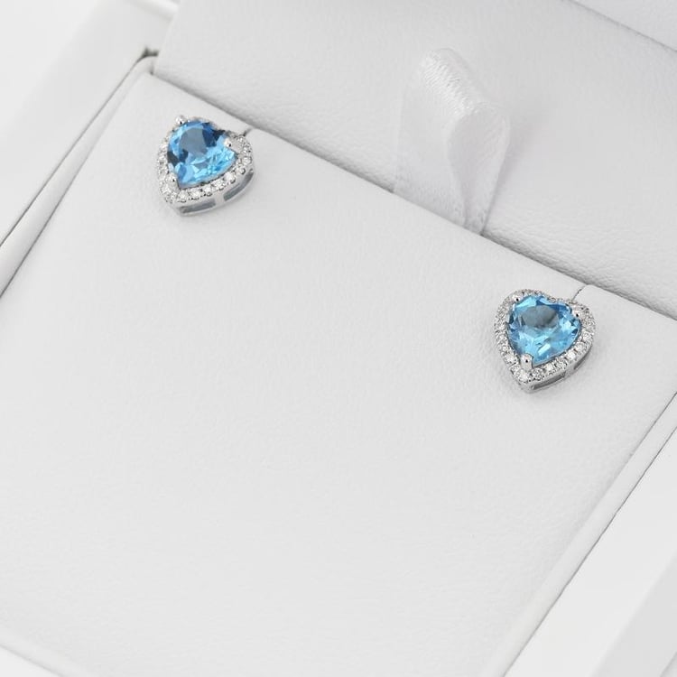 Náušnice z bílého zlata Nadyrah 6966