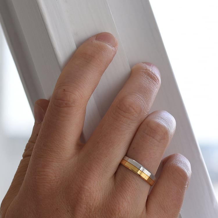 Pánský snubní prsten 64287