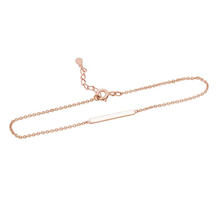 Stříbrný minimalistický náramek Bar 104917