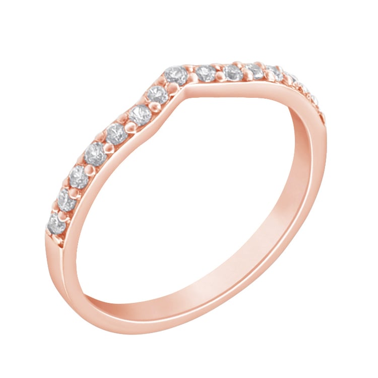 Vykrojený eternity prsten se zářivými lab-grown diamanty Marveille 118183