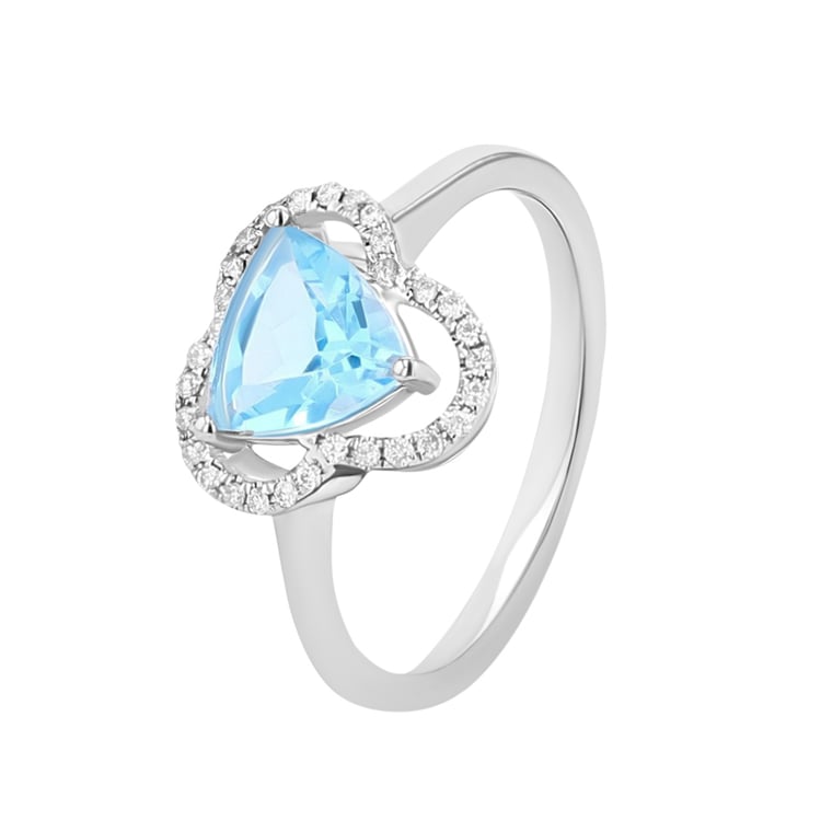 Zlatá topazová souprava šperků s diamanty Danya 115446