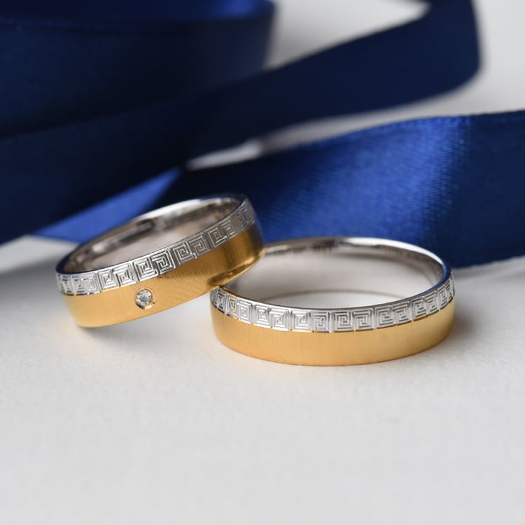 Snubní prsteny s diamantem 76415