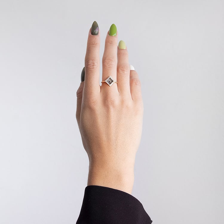 Set prstenů se salt and pepper diamantem Guerra 131817