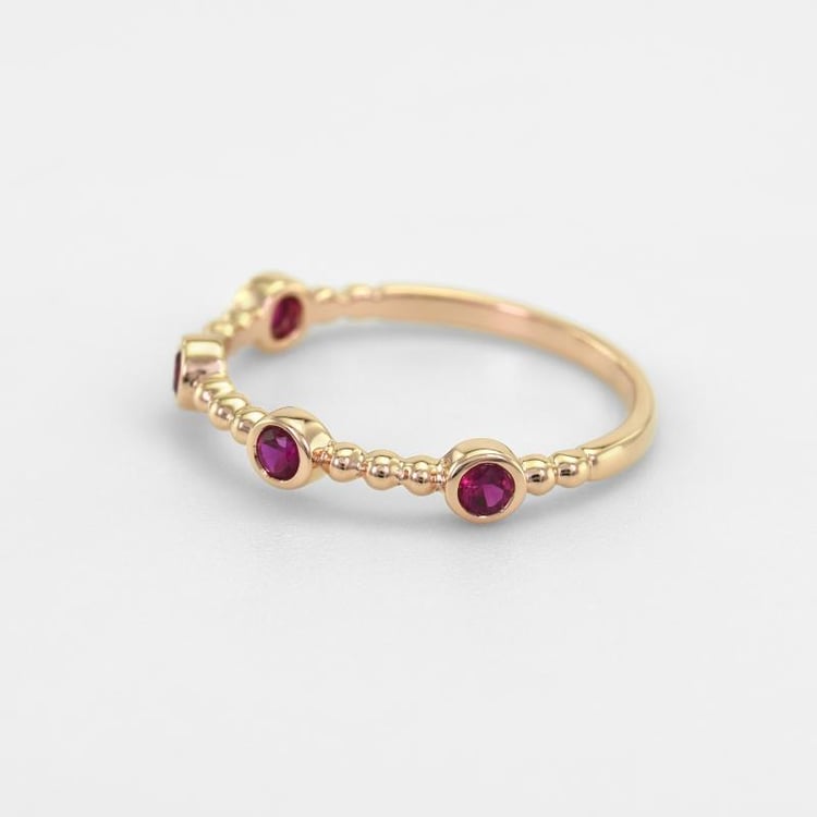 Prsten s rubíny 47429