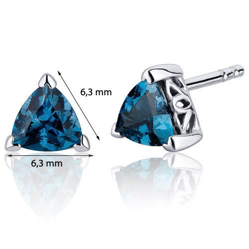 Topazové náušnice 14030