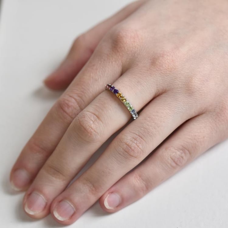 Prsten s drahokamy 28821