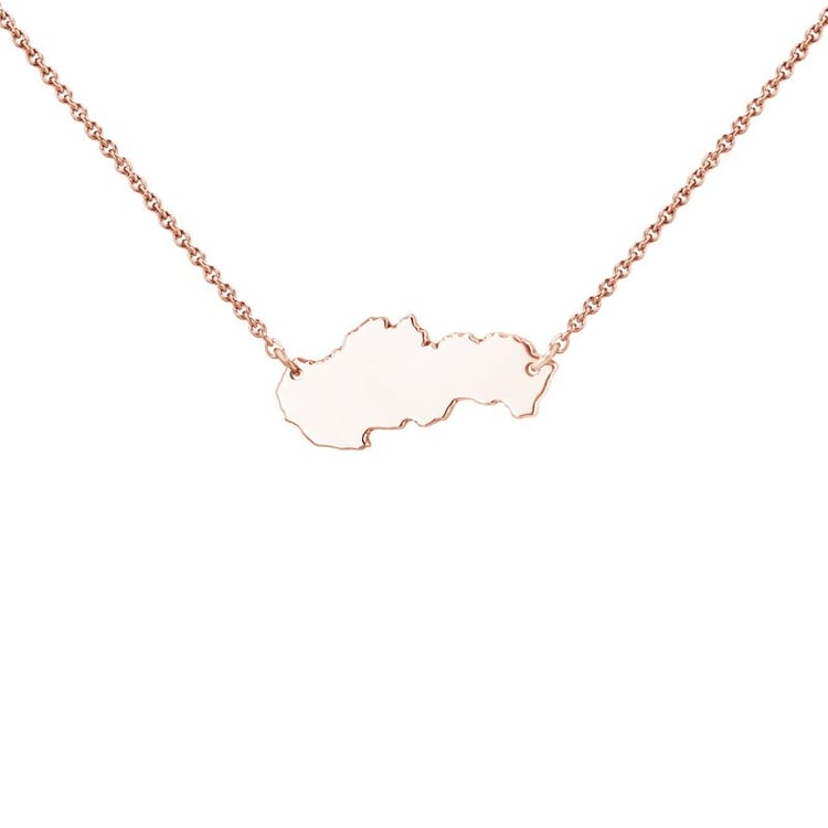 Stříbrný náhrdelník Slovensko 106491