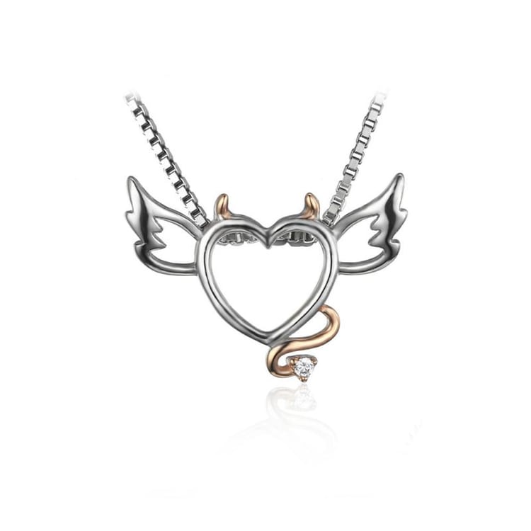 Stříbrný náhrdelník se zirkonem Elgie