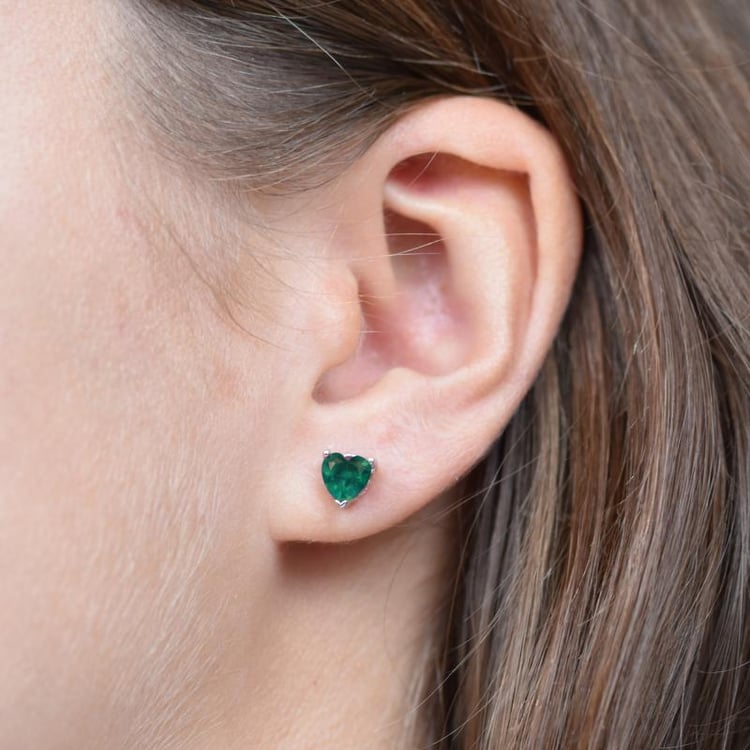 Smaragdové náušnice 75062