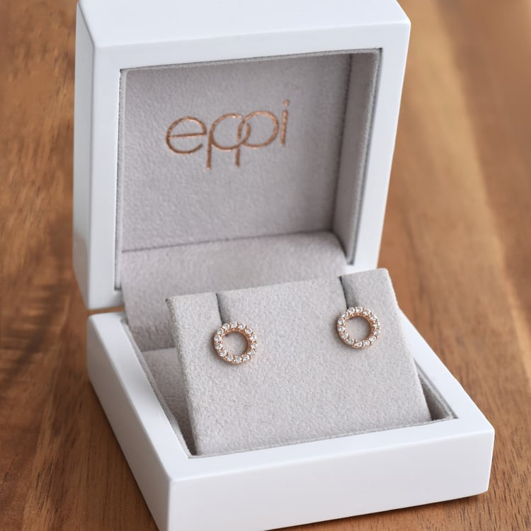 Diamantové karma náušnice Leonas 85924