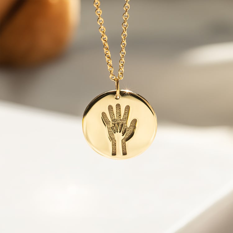 Stříbrný přívěsek s gravírem rukou Mimi 138182