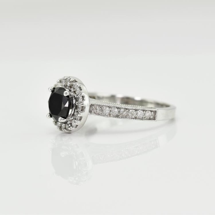 Zlatý zásnubní prsten 13815