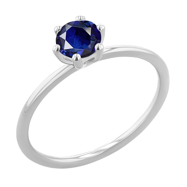 Zásnubní prsten se safírem Birdie