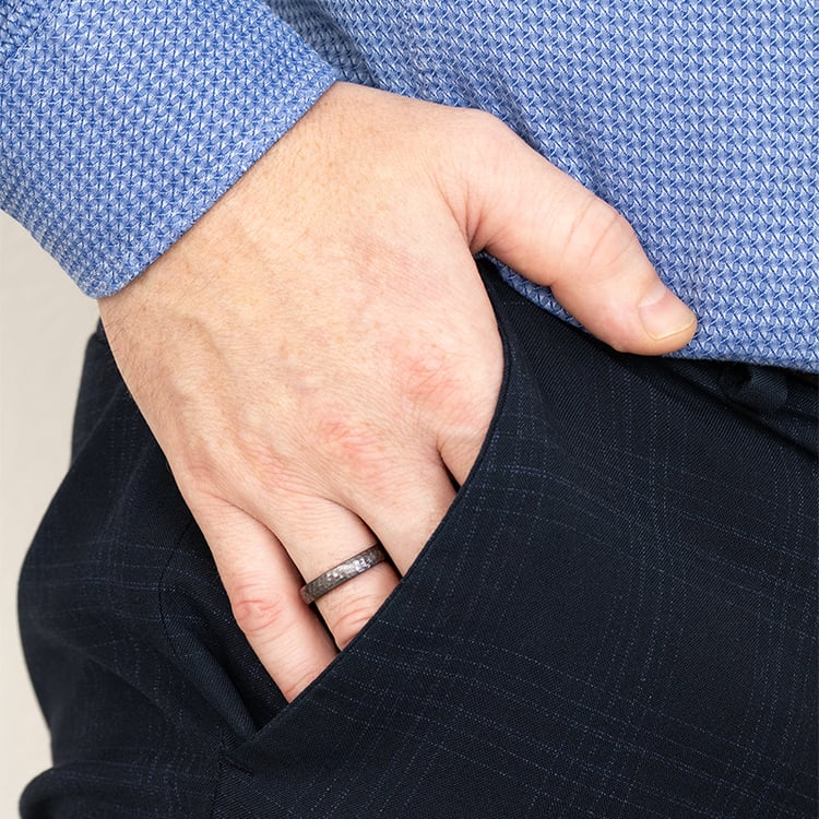 Tepaný prsten z tantalu Rosser 156954