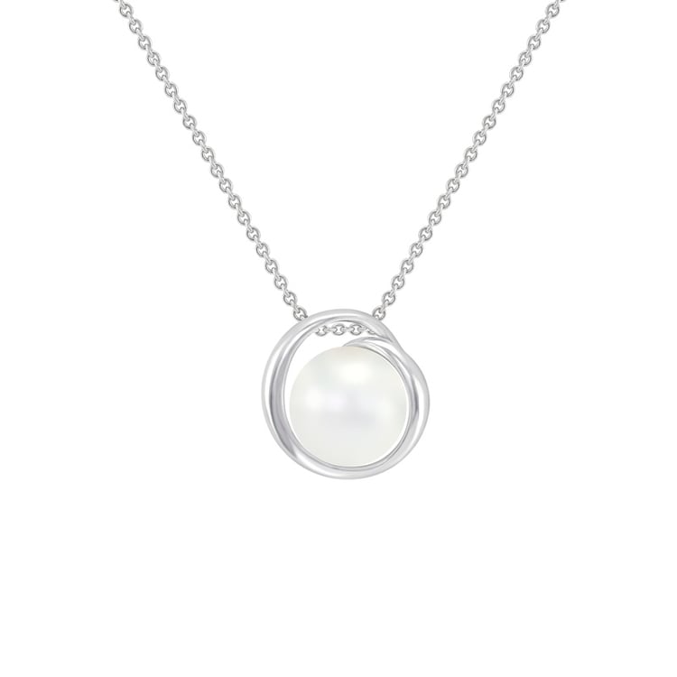 Perlový náhrdelník ze stříbra