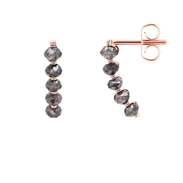 Visací náušnice se salt and pepper diamanty Brookes 98728