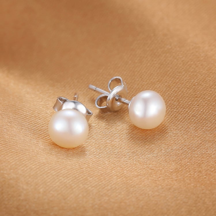 Stříbrné napichovací náušnice 18940