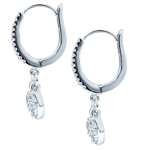 Zlaté náušnice s diamanty 4834