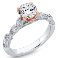 Vintage zásnubní prsten s lab-grown diamanty Noelani