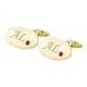 Zlaté manžetové knoflíčky s gravírem