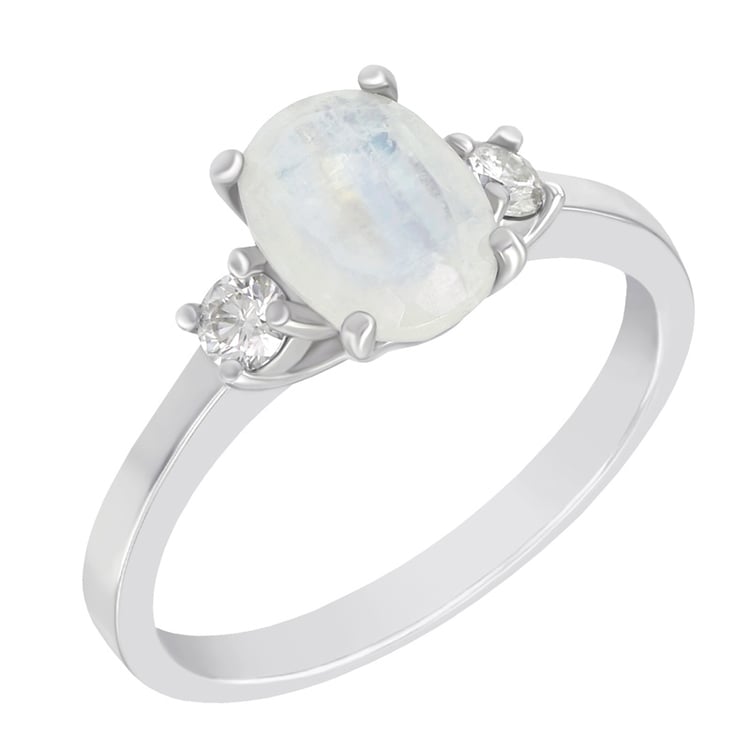 Prsten ze zlata s měsíčním kamenem