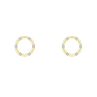 Zlaté karma náušnice s diamanty Hart