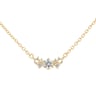 Cluster náhrdelník s diamanty Luna