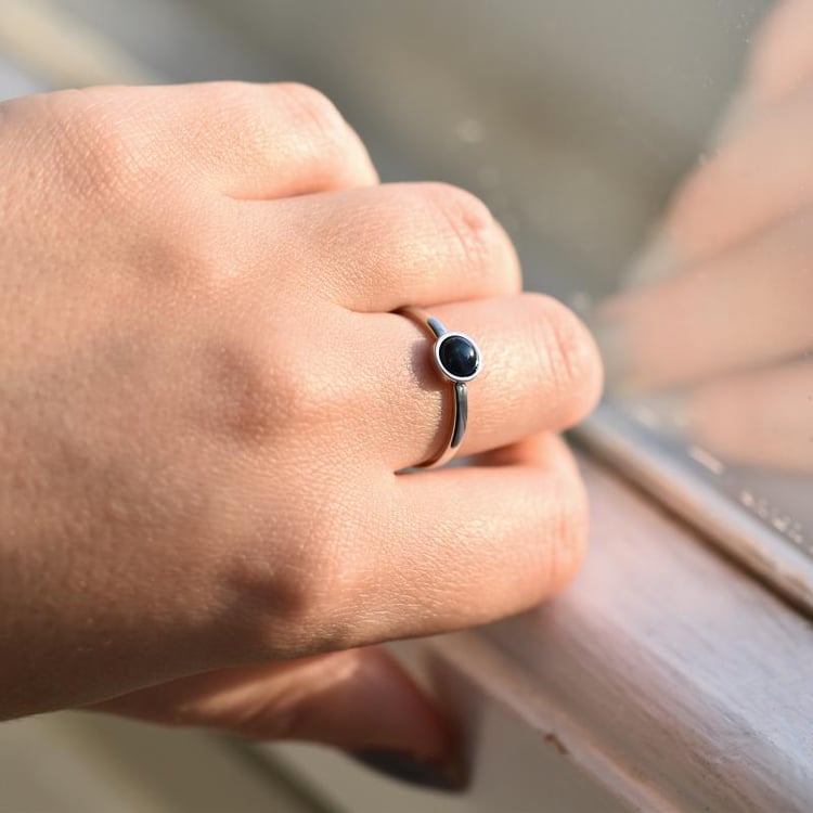 Prsten se safírem 37715