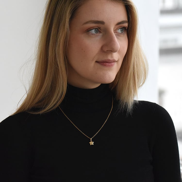 Hvězda a diamanty v přívěsku 73038