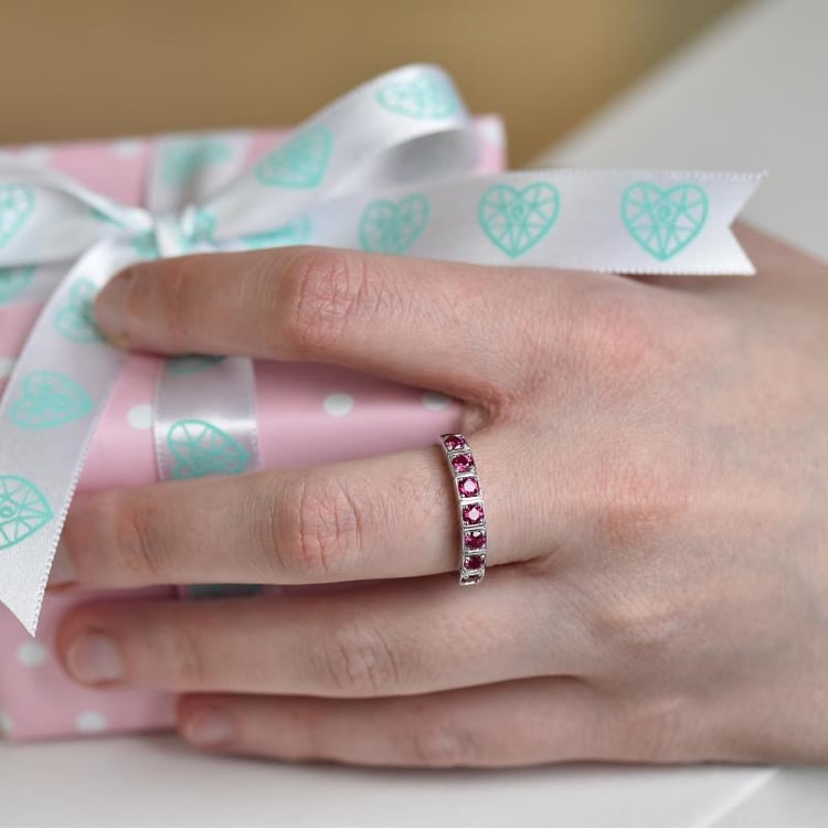 Prsten s rubíny 29993