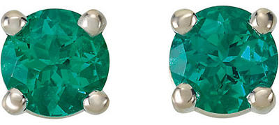 Zlaté náušnice se smaragdy
