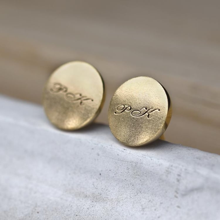 Zlaté manžetové knoflíčky 10974