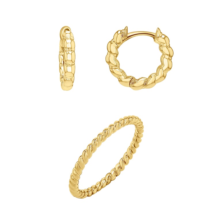 Kolekce stříbrných propletených šperků Attory