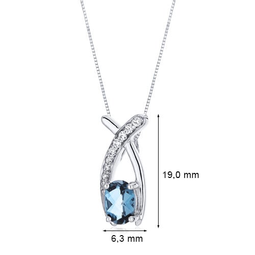 Přívěsek s topazem 39853