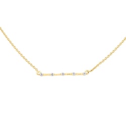 Minimalistický náhrdelník s lab-grown diamanty Isaac