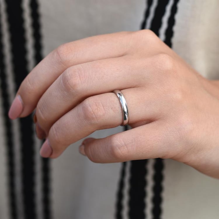 Snubní platinové prsteny 25845