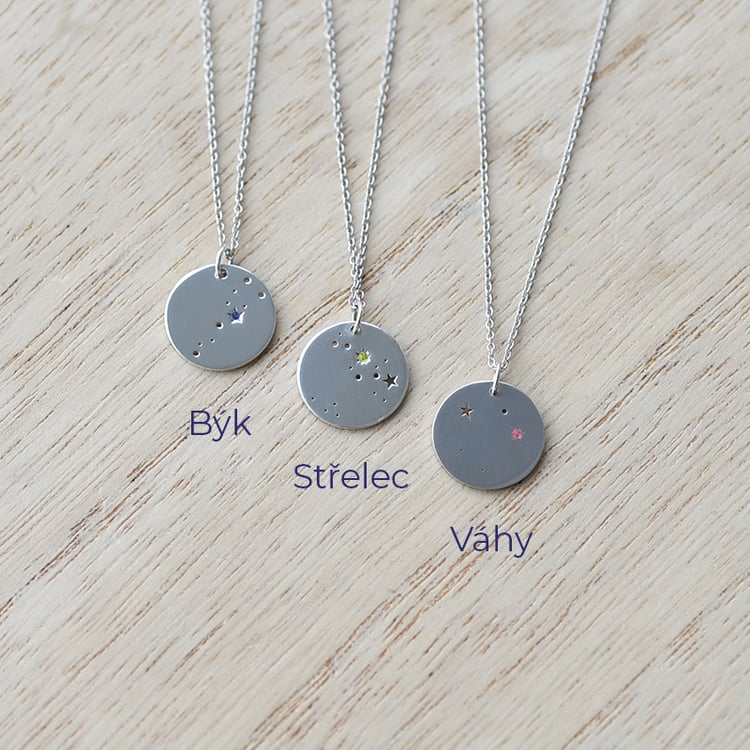 Náhrdelník ze zlata podle horoskopu 74906