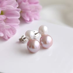 Decentní perlové náušnice Hedda