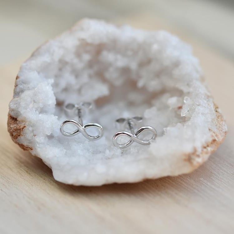 Náušnice s motivem nekonečna Infinity 37902