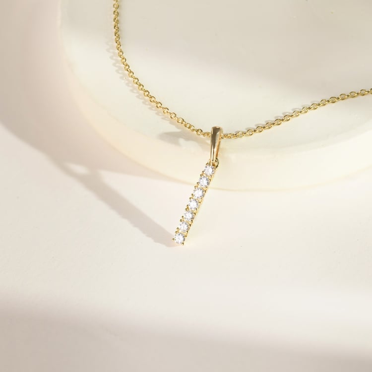 Zlatý přívěsek s lab-grown diamantem Merrilin 164935